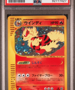 2002 POKEMON JAPANESE THE TOWN ON NO MAP #017 ARCANINE-HOLO TOWN ON NO MAP-1ST ED. PSA 9